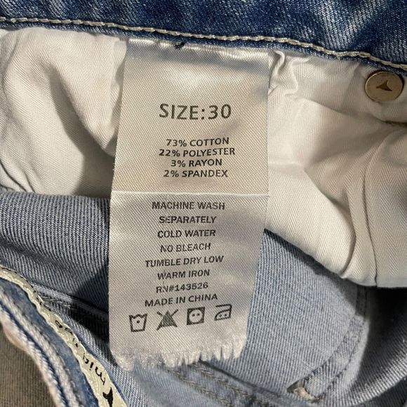 Chip Foster Jeans Mid Rise Skinny Light Wash Denim‎ Womens Size 30 - Picture 8 of 8